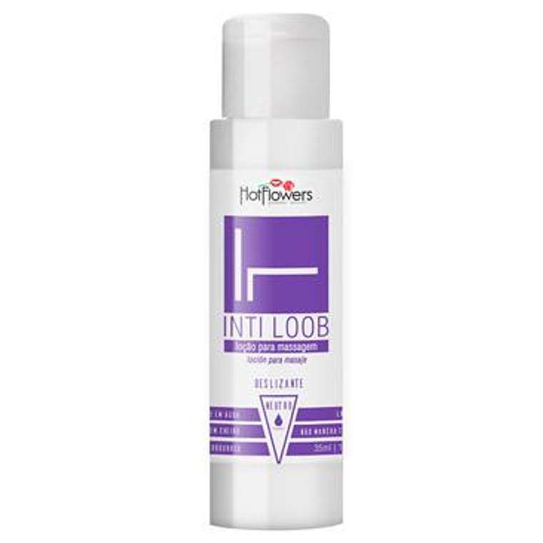 HOT FLOWERS LUBRIFICANTE DE ALTA LUBRIFICAÇÃO INTI LOOB 35 ML 1