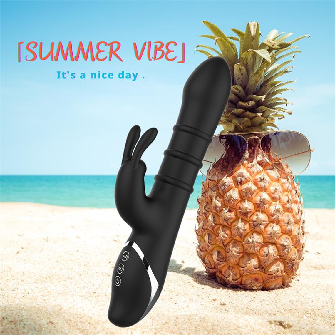 VIBRADOR REIPO C/ ANÉIS DESLIZANTES PARA CIMA E PARA BAIXO 15