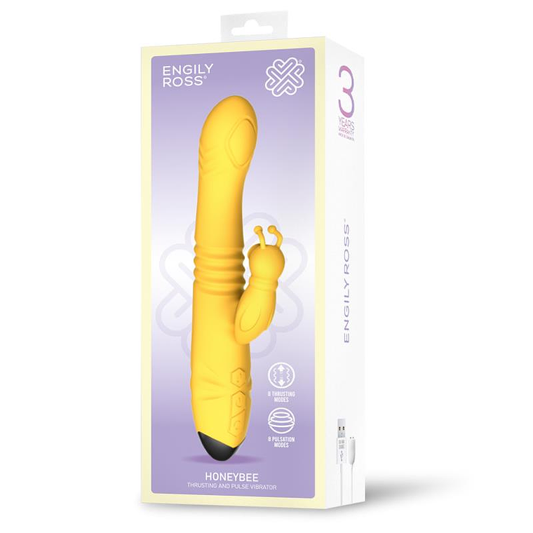 ENGILY ROSS HONEYBEE VIBRATOR COM IMPULSO E PULSAÇÃO 6
