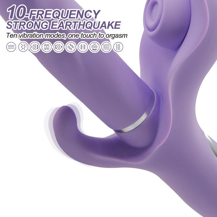 VIBRADOR APOLLO COM FUNÇÕES DE IMPULSO, PULSAÇÃO E SUCÇÃO 9