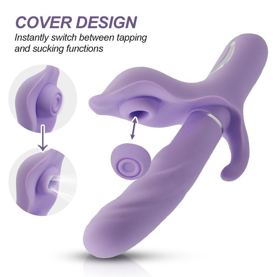 VIBRADOR APOLLO COM FUNÇÕES DE IMPULSO, PULSAÇÃO E SUCÇÃO 10