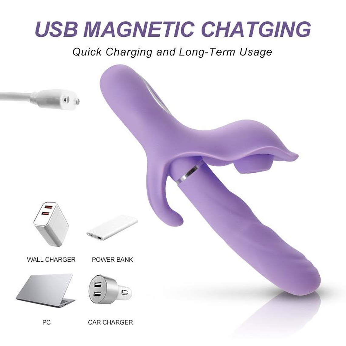 VIBRADOR APOLLO COM FUNÇÕES DE IMPULSO, PULSAÇÃO E SUCÇÃO 14