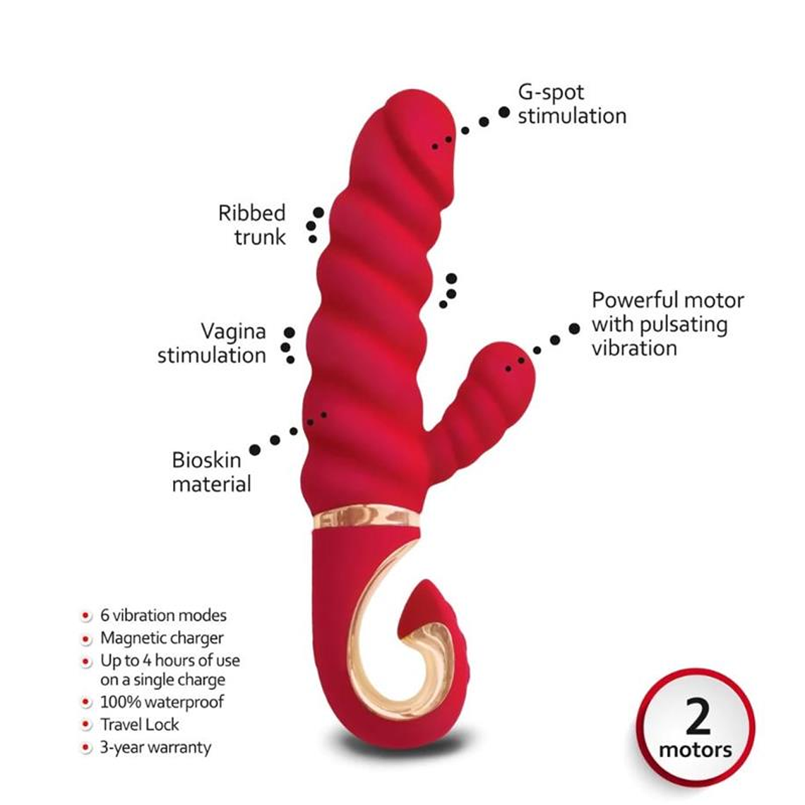 GVIBE GCANDY MINI CHILI CORAL VIBRADOR 5