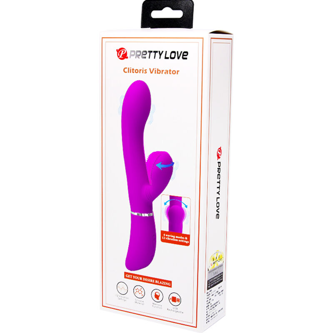 PRETTY LOVE - VIBRADOR ESTIMULADOR CLITORIAL 3