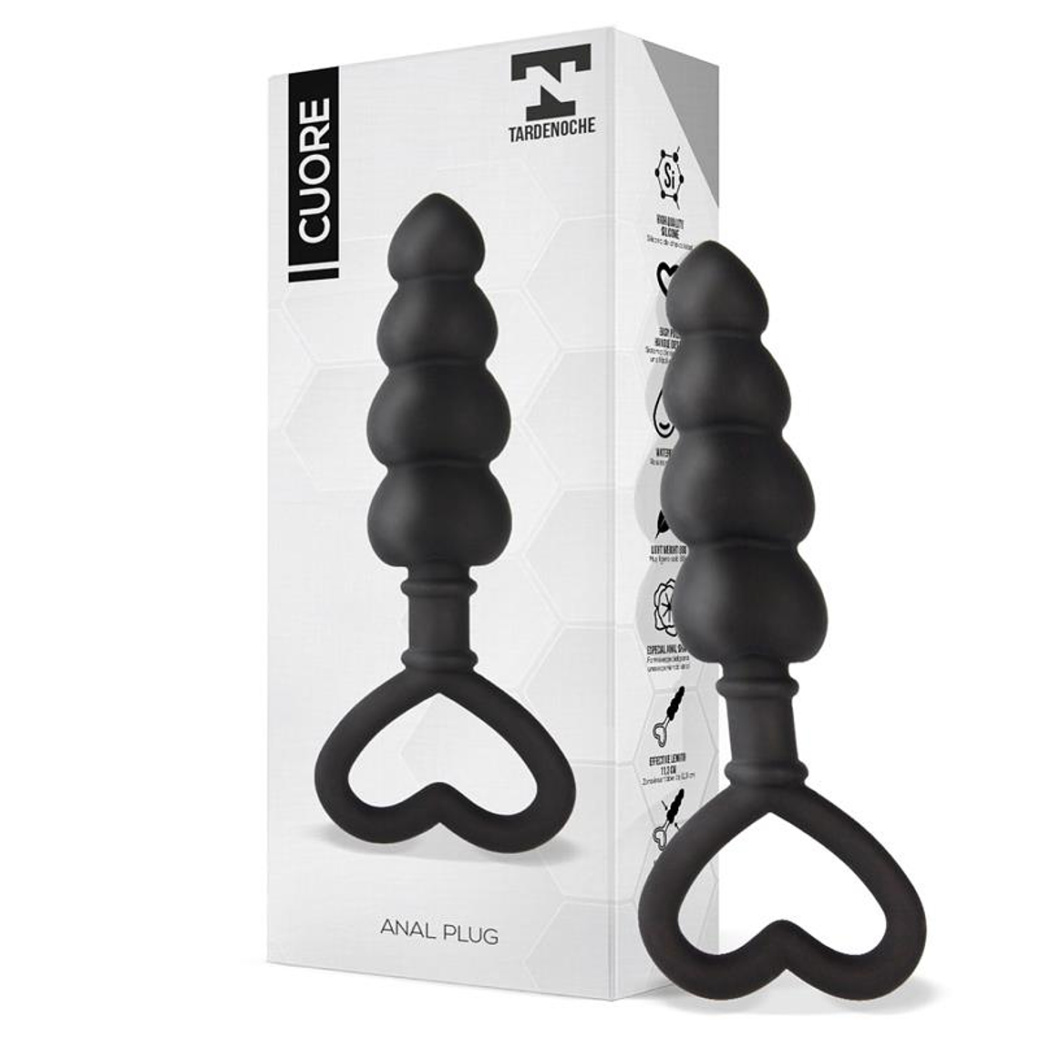 CUORE PLUG ANAL SILICONE  1