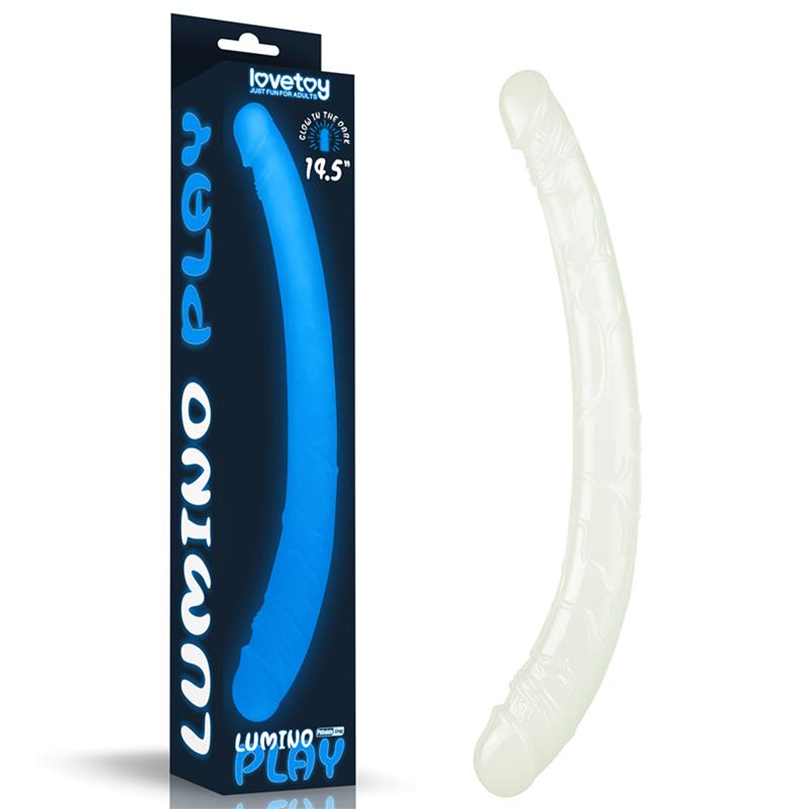LOVETOY DILDO DOBLE LUMINO  9