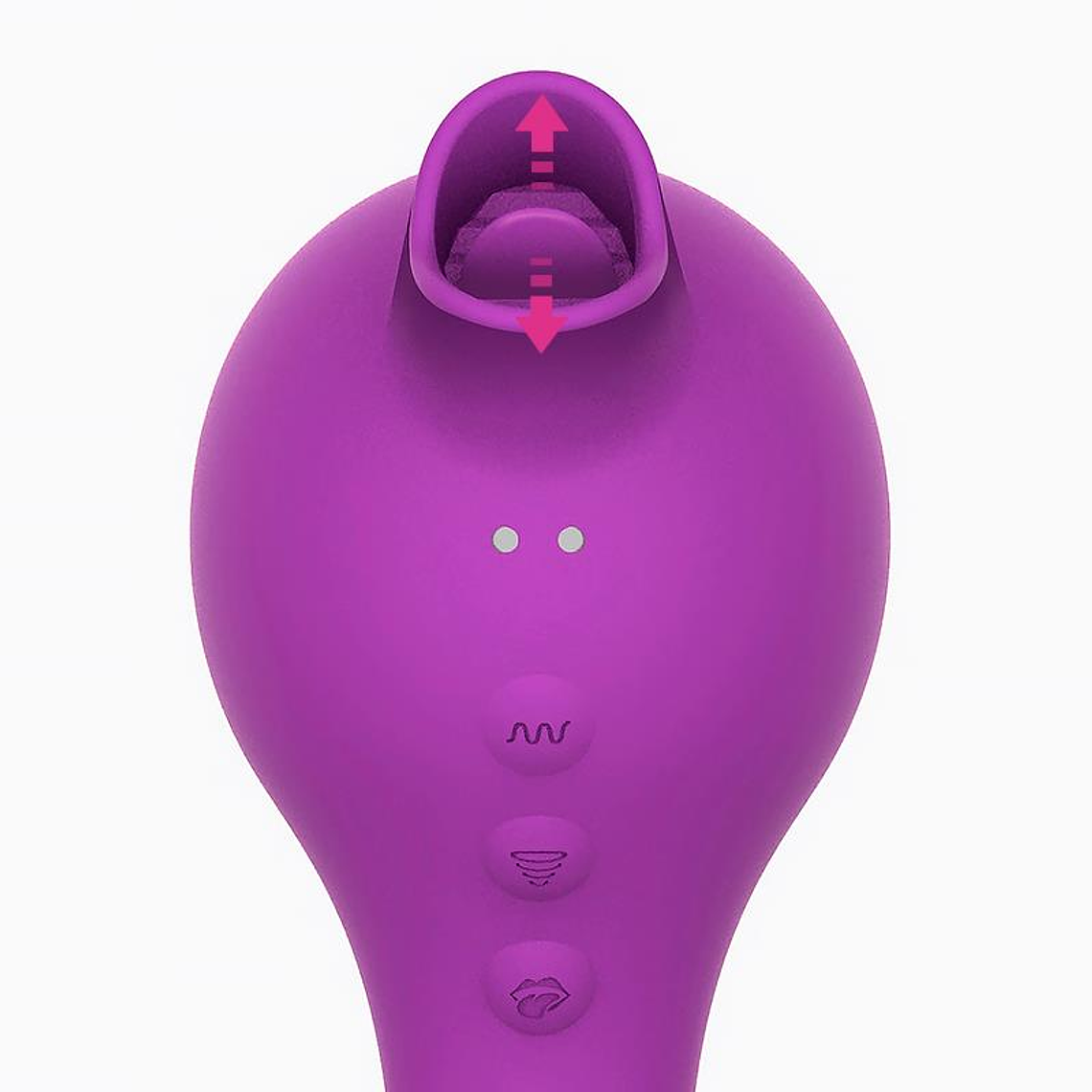 VIBRADOR ACTION GALYON COM LÍNGUA DE SUCÇÃO  8