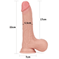 DILDO DESLIZANTE CAMADA DUPLA 8,5