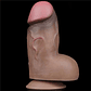 DILDO DE SILICONE DE CAMADA DUPLA LOVETOY PLATINUM 7