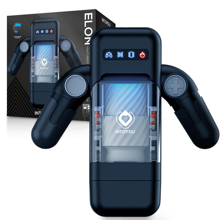 ELON MASTURBADOR INTELIGENTE FUNÇÃO SUBIR E DESCER, CALOR, VIBRAÇÃO E SUPORTE MÓVEL 1