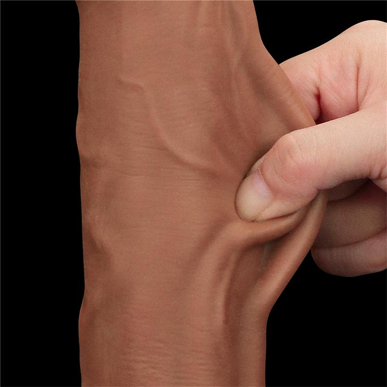 LOVETOY DILDO DE DUPLA DENSIDADE 11,5