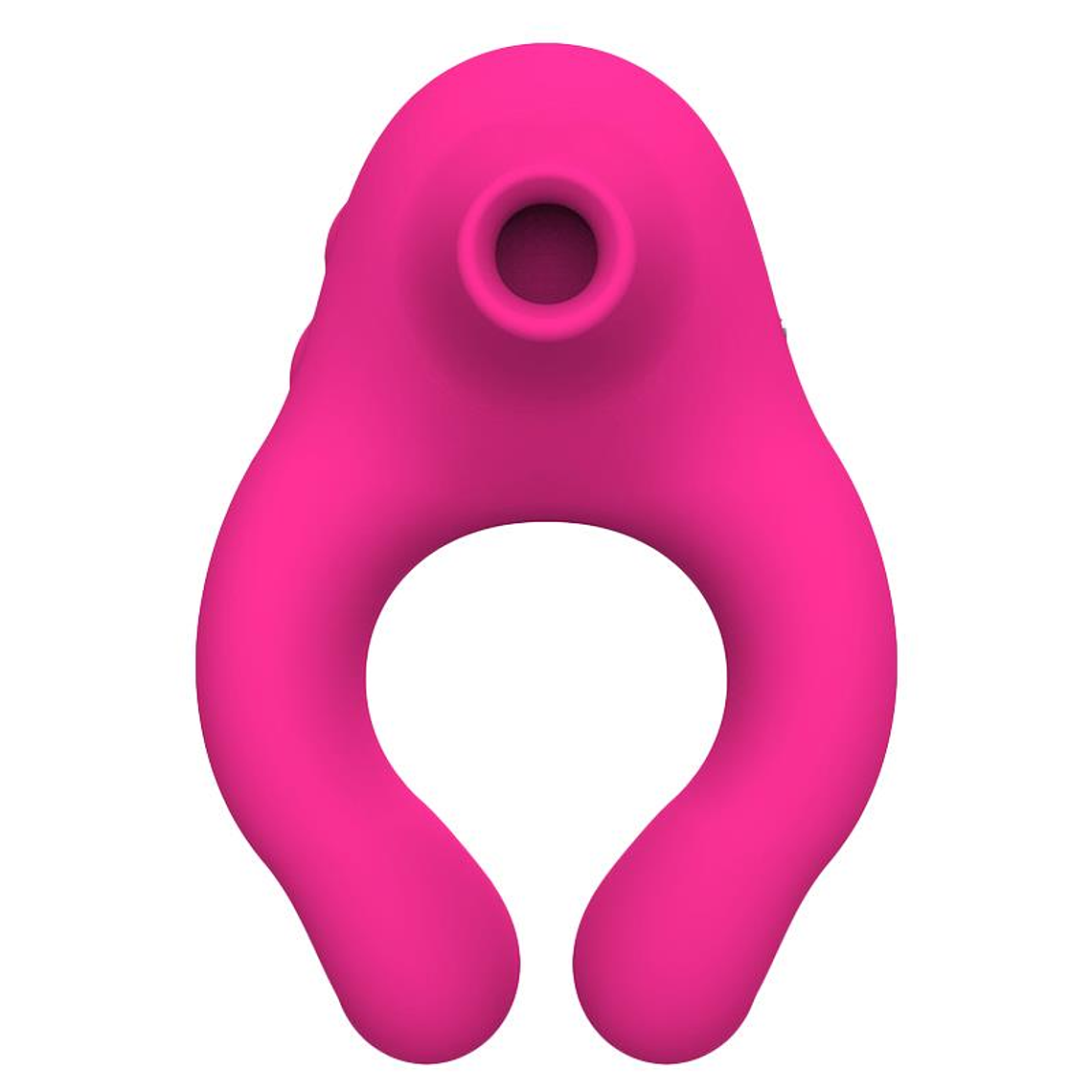 ANEL VIBRANTE DE SILICONE 3 MOTORES ROSA - RECARREGÁVEL 3