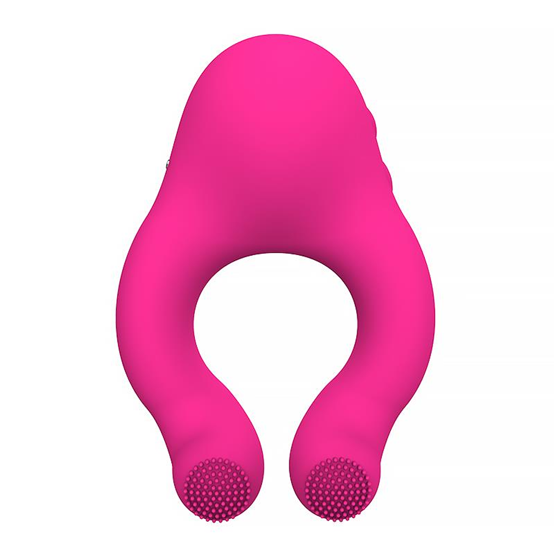 ANEL VIBRANTE DE SILICONE 3 MOTORES ROSA - RECARREGÁVEL 6