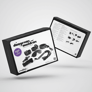 KIT BDSM DUNGEONS & MAIDENS PRETO 