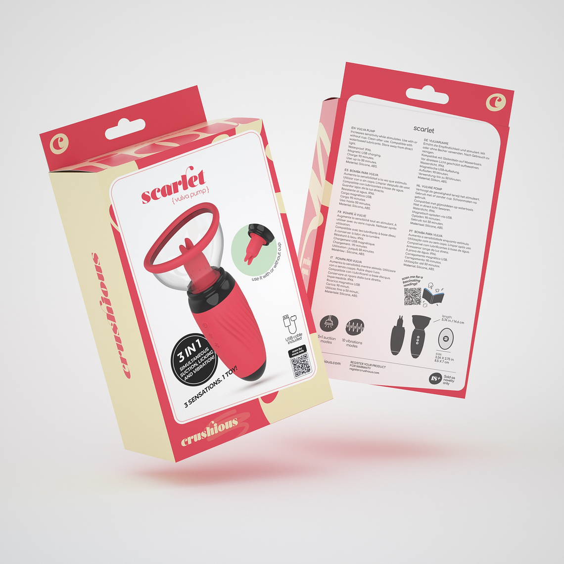 SCARLET BOMBA VULVAR ESTIMULADORA RECARREGÁVEL  9