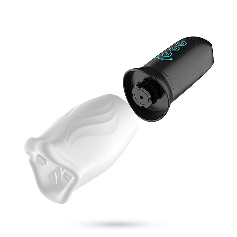 MASTURBADOR COM COPA ROTATIVA FELLATRIX  12