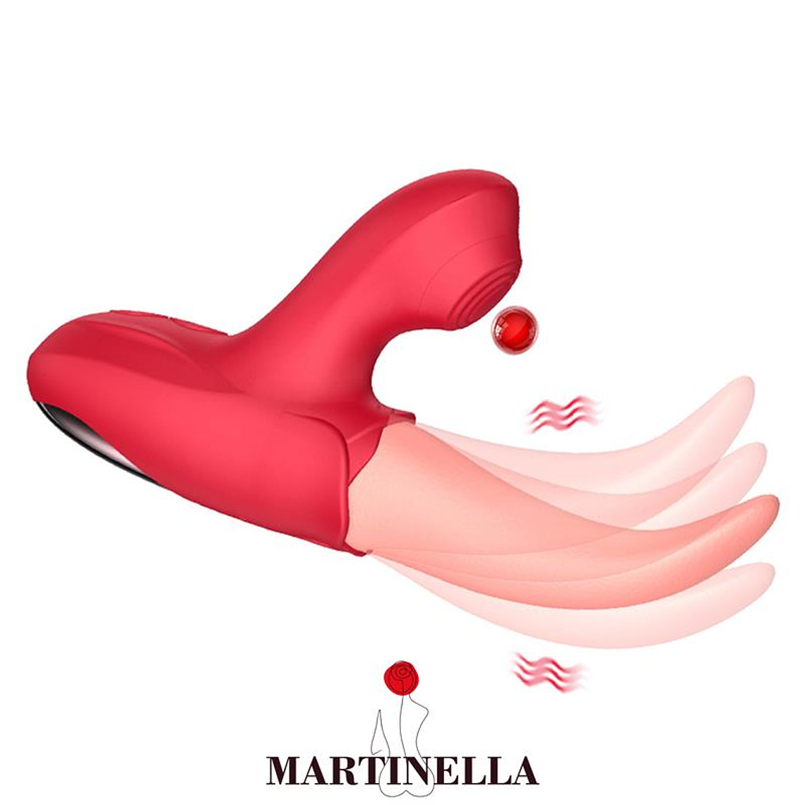 MARTINELLA ESTIMULADOR DUPLO COM LÍNGUA E PULSAÇÃO 2