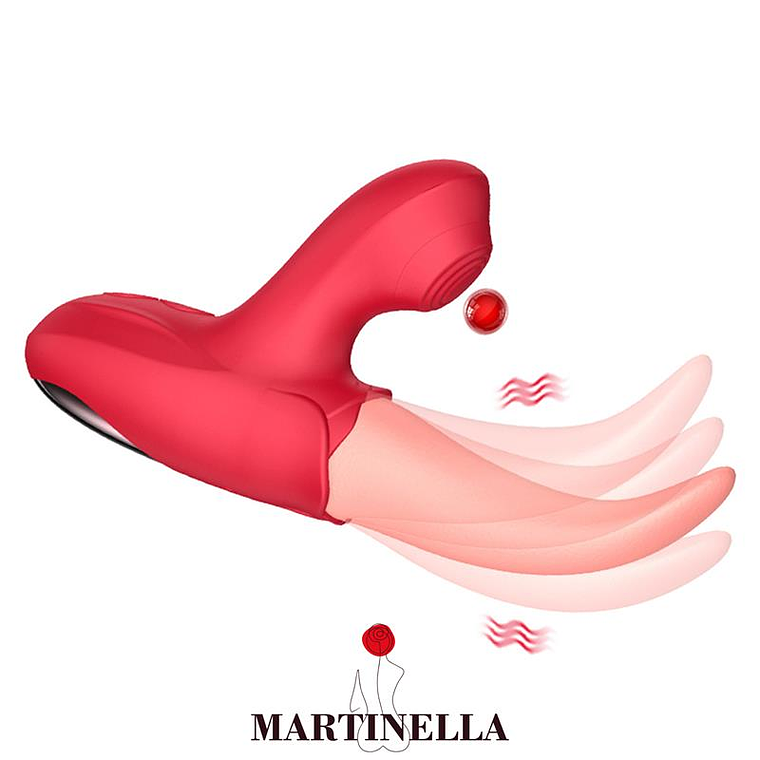 MARTINELLA ESTIMULADOR DUPLO COM LÍNGUA E PULSAÇÃO 2