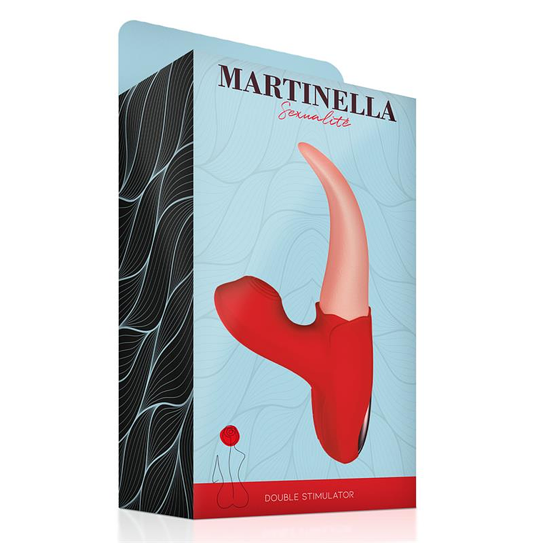 MARTINELLA ESTIMULADOR DUPLO COM LÍNGUA E PULSAÇÃO 12