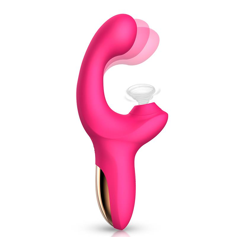 VIBRADOR ACTION GARME COM SUCÇÃO E MOVIMENTO DOS DEDOS 2