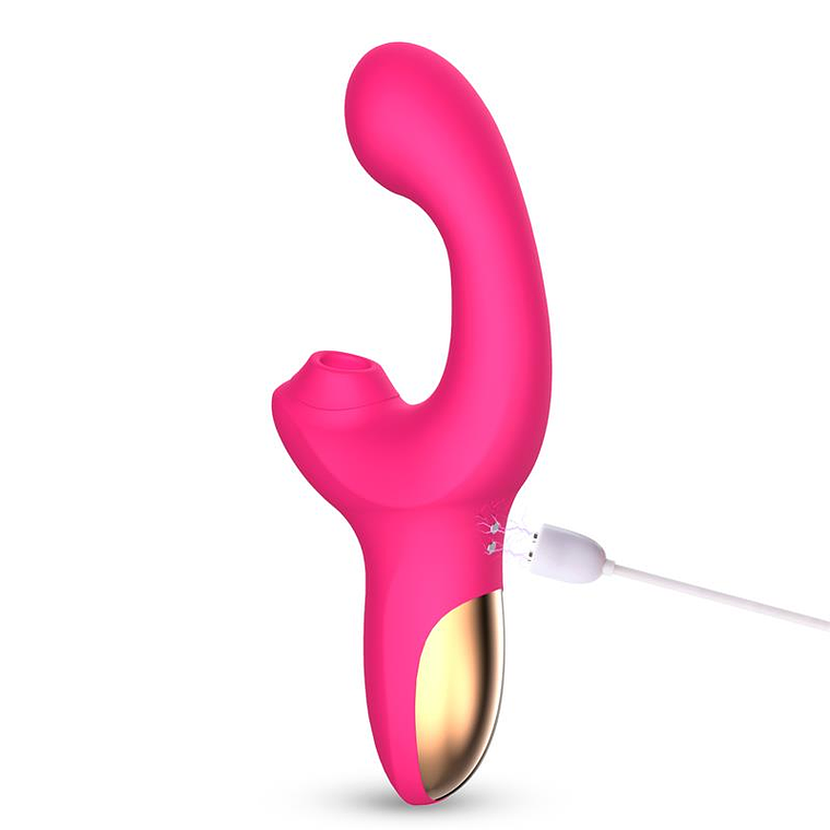 VIBRADOR ACTION GARME COM SUCÇÃO E MOVIMENTO DOS DEDOS 8