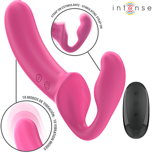 AMY DUPLO VIBRADOR 20 CM ROSA CONTROLE REMOTO