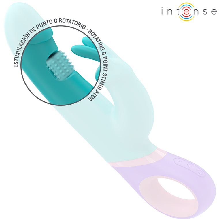 MONICA RABBIT VIBRADOR COM ESTIMULADOR G-SPOT ROTATIVO 2