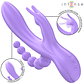 MIKO TRIPLE RABBIT VIBRADOR & ESTIMULADOR & ANAL 7 VIBRAÇÕES ROXO - Thumbnail 1