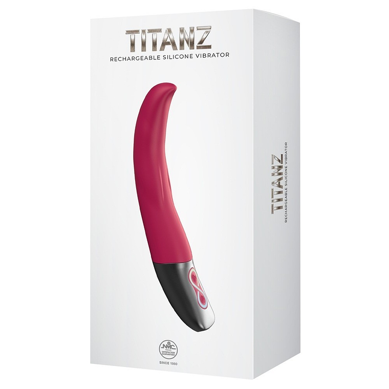 VIBRADOR TITTANZ VERMELHO EXCELLENT POWER 5