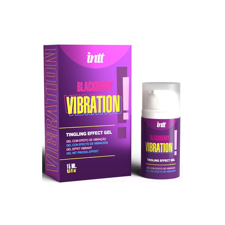Gel Líquido Vibratório INTT Sabor Amora 15 ml 2