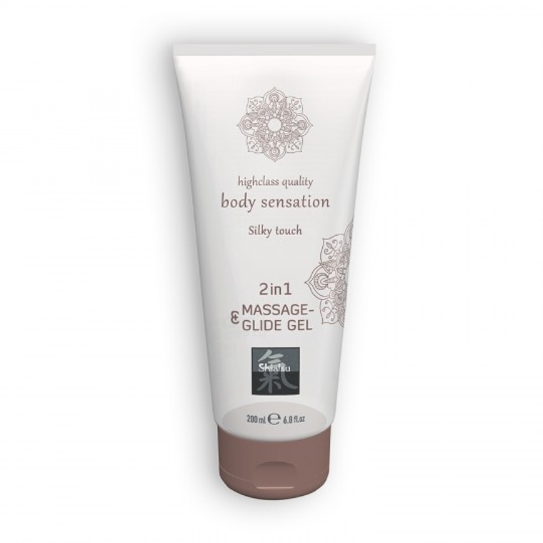 LUBRIFICANTE E GEL DE MASSAGEM 2 EM 1 SILKY TOUCH SHIATSU™ 200ML 1