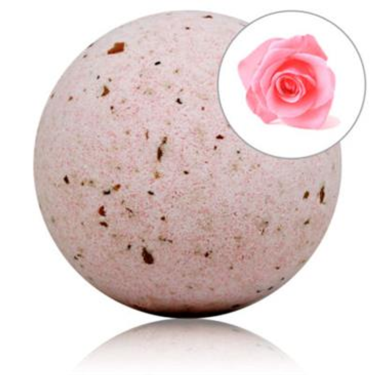Bomba de Banho TALOKA Rosa com Pétalas de Rosa 150g 1