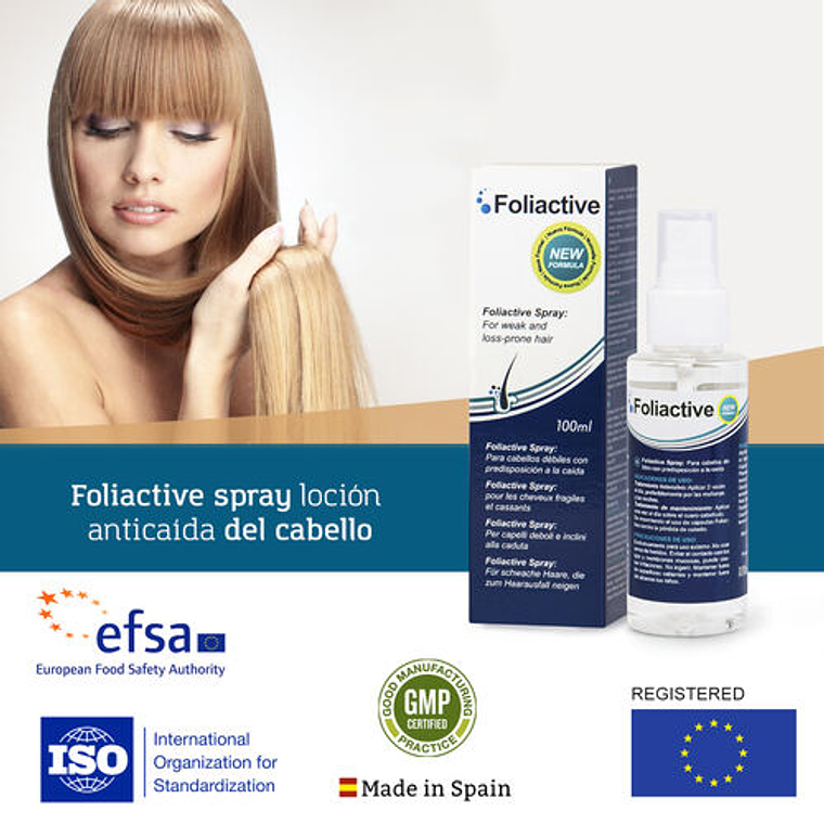 SPRAY FOLIATIVO PARA PREVENIR A QUEDA DE CABELO E PROMOVER O CRESCIMENTO CAPILAR 2