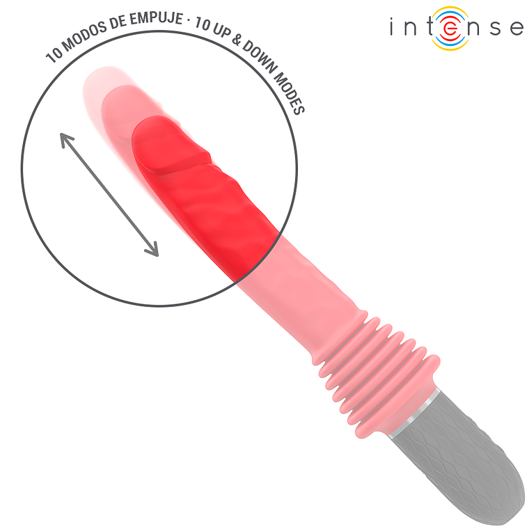 Vibrador de impulso com controle remoto e aquecimento INTENSE - CYNTHIA 3