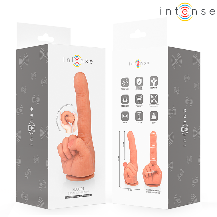 HUBERT Estimulador do Ponto G com Mão Flexível de 14,2 cm 4