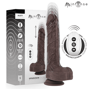 MR INTENSE -  MULTIFUNCIONAL REALISTA COM VIBRAÇÃO, CONTROLE REMOTO PARA CIMA E PARA BAIXO, 22 CM 