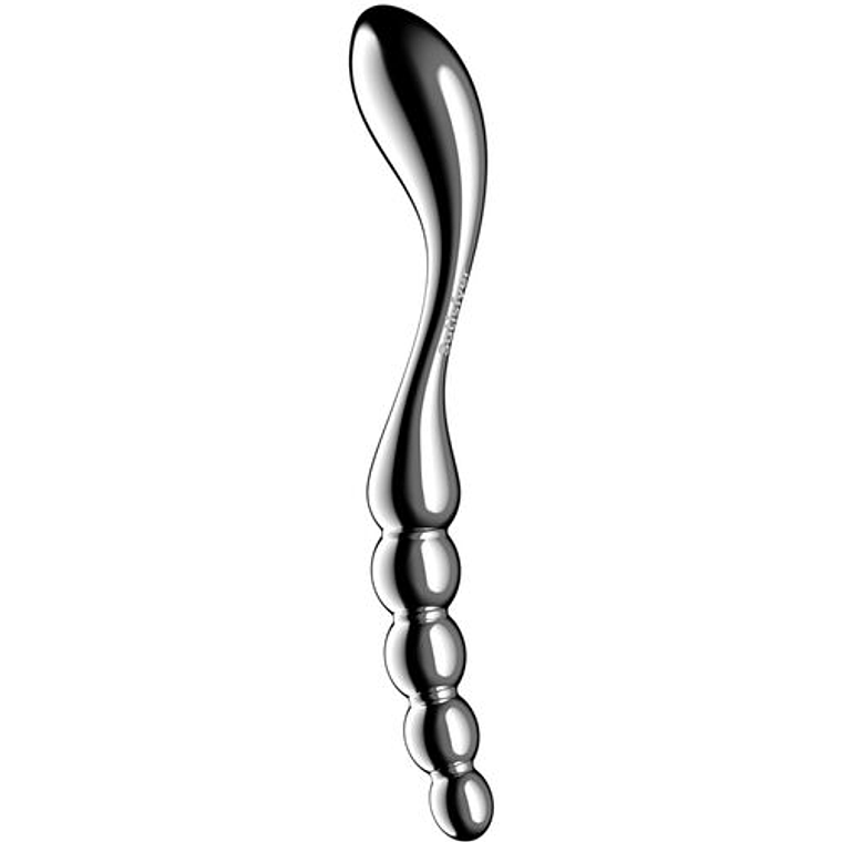 STAR FORCE 1 DILDO DE AÇO INOXIDÁVEL DUPLO USO 2