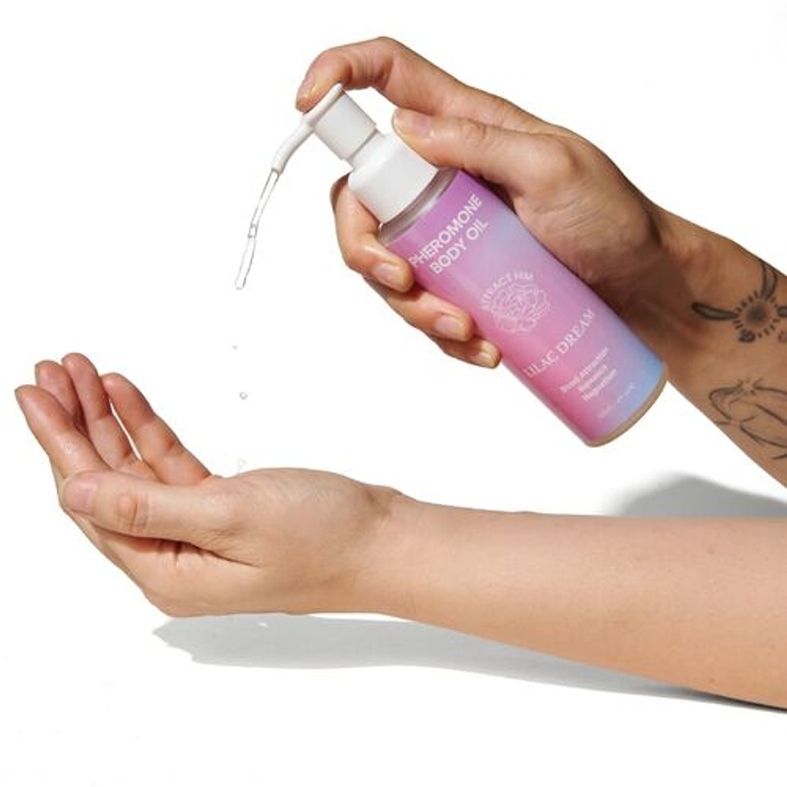 EYE OF LOVE - ÓLEO CORPORAL BLOOM COM FEROMÔNIOS LILAC DREAM 120 ML 2