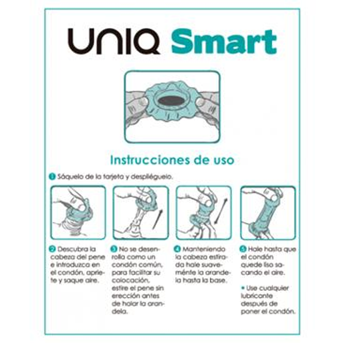  UNIQ Smart sem látex, pacote com 3 unidades 3