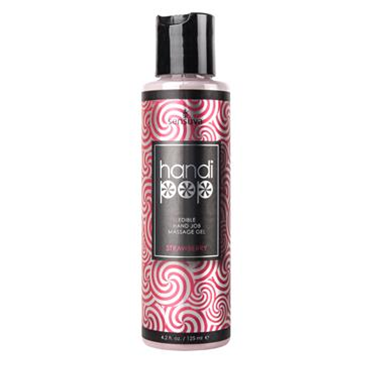 SENSUVA Handipop Morango Massagem e Gel de Sexo Oral 125 ml 1