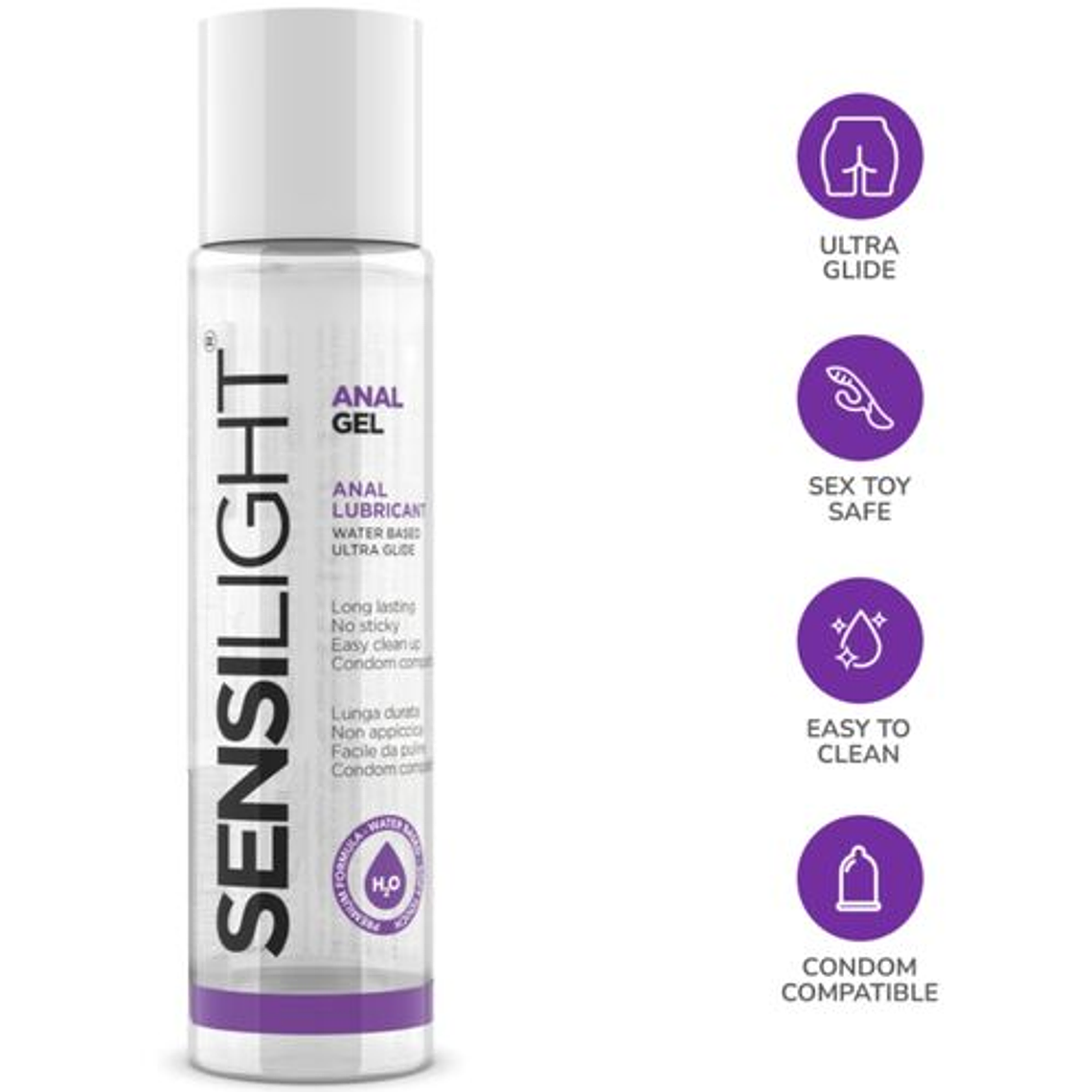 INTIMATELINE - SENSILIGHT GEL ANAL DESLIZANTE 60 ML 1