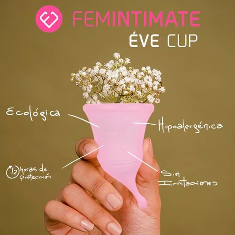 FEMINTIMATE - EVE NEW COPO MENSTRUAL DE SILICONE - TAMANHO M 2