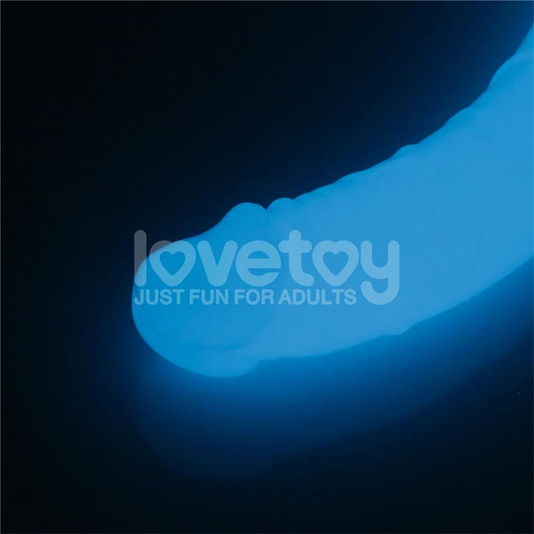  Vibrador Duplo Luminoso com Luz Azul 47 cm 3