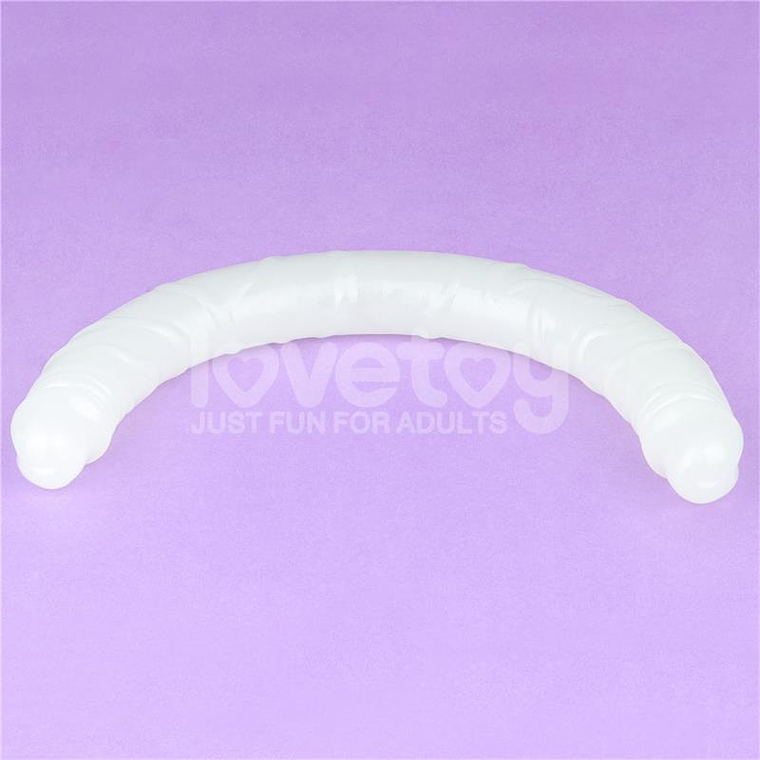  Vibrador Duplo Luminoso com Luz Azul 47 cm 4