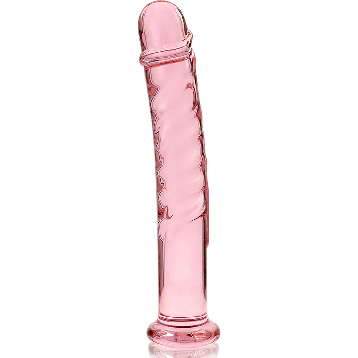 SÉRIE NEBULA DA IBIZA - MODELO 16 DILDO DE CRISTAL ROSA 18,5 CM -O- 3 CM 3