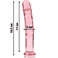 SÉRIE NEBULA DA IBIZA - MODELO 16 DILDO DE CRISTAL ROSA 18,5 CM -O- 3 CM - Thumbnail 4