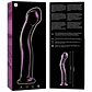 SÉRIE NEBULA DA IBIZA - MODELO 18 DILDO DE CRISTAL ROSA 18,5 CM -OU- 3,5 CM - Thumbnail 4