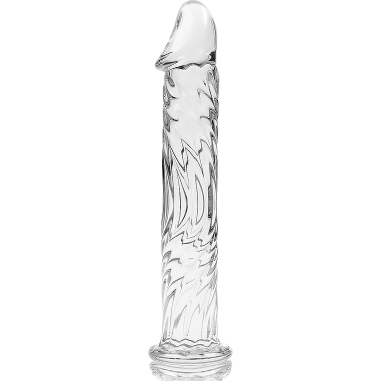 SÉRIE NEBULA DA IBIZA - MODELO 12 DILDO DE VIDRO TRANSPARENTE 17 CM -OU- 3,5 CM 4