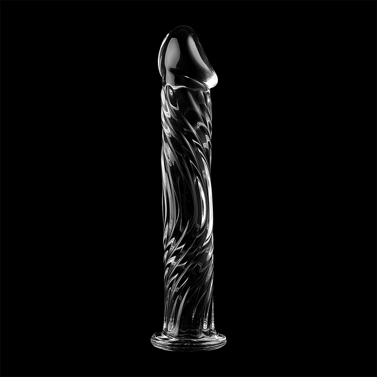 SÉRIE NEBULA DA IBIZA - MODELO 12 DILDO DE VIDRO TRANSPARENTE 17 CM -OU- 3,5 CM 5