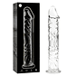 SÉRIE NEBULA DA IBIZA - MODELO 12 DILDO DE VIDRO TRANSPARENTE 17 CM -OU- 3,5 CM - Thumbnail 6